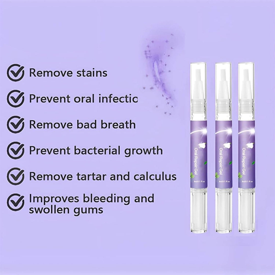 Dog Oral Repair Gel - 3 Pack for Healthy Teeth and Gums
