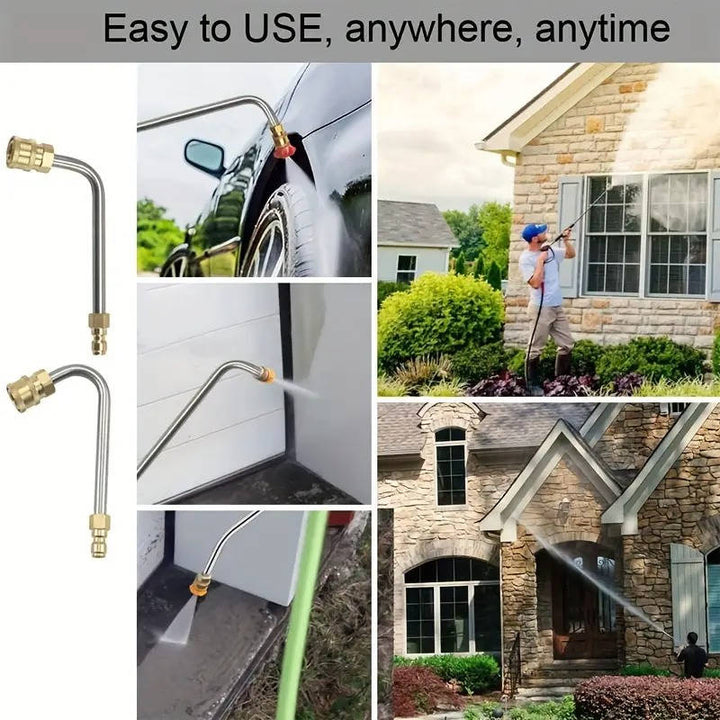 High Pressure Power Washer Extension Wands for Gutter and Roof Cleaning