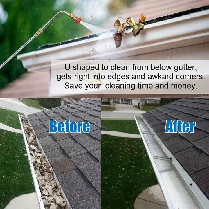High Pressure Power Washer Extension Wands for Gutter and Roof Cleaning
