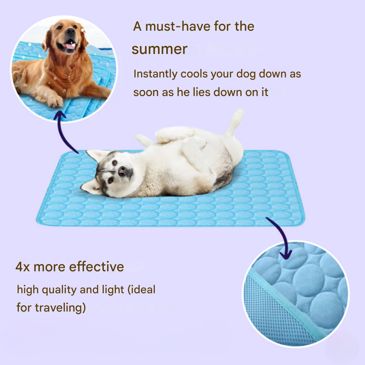 Innovative Cooling Mat for Dogs - 4x Cooling Power for Comfort-Orizon Depot