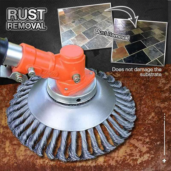 Durable Carbon Steel Brush for Trimming and Grooming Tasks