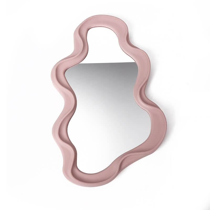 Irregular Wave Decorative Wall Mirror for Modern Home Decor-Orizon Depot