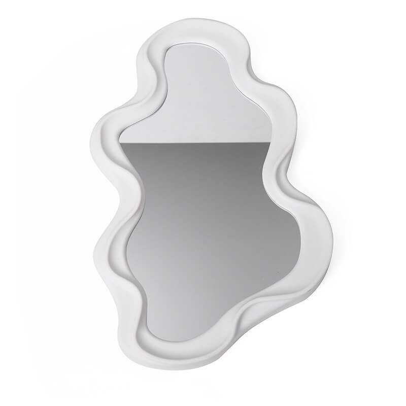 Irregular Wave Decorative Wall Mirror for Modern Home Decor-Orizon Depot