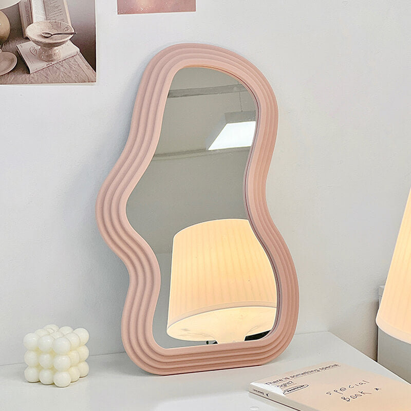 Irregular Wave Decorative Wall Mirror for Modern Home Decor-Orizon Depot
