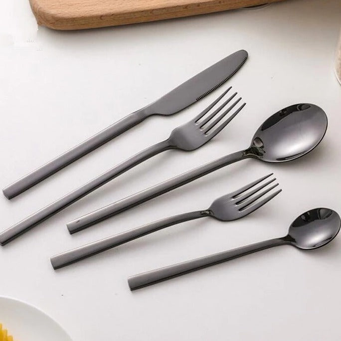 30-Piece Arya Cutlery Set for Elegant Dining and Entertaining-Orizon Depot