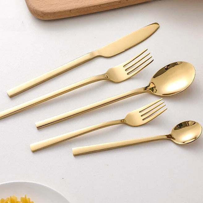 30-Piece Arya Cutlery Set for Elegant Dining and Entertaining-Orizon Depot