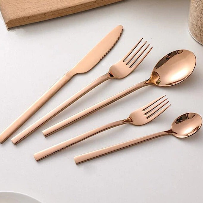 30-Piece Arya Cutlery Set for Elegant Dining and Entertaining-Orizon Depot