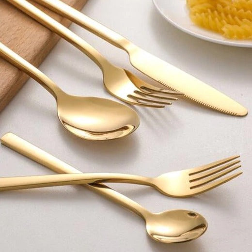 30-Piece Arya Cutlery Set for Elegant Dining and Entertaining-Orizon Depot