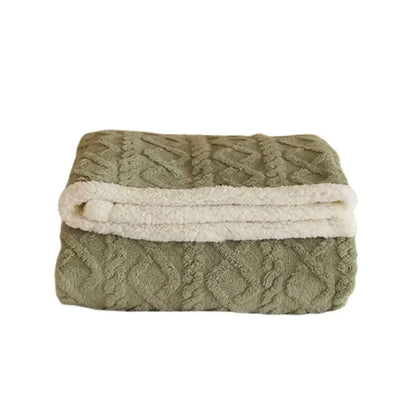 Cozy Thick Lambswool Blanket – Perfect for Winter Evenings