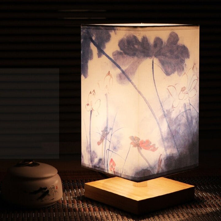 Paper Table Lamp | Japanese Scandinavian Design | Warm Light-Orizon Depot