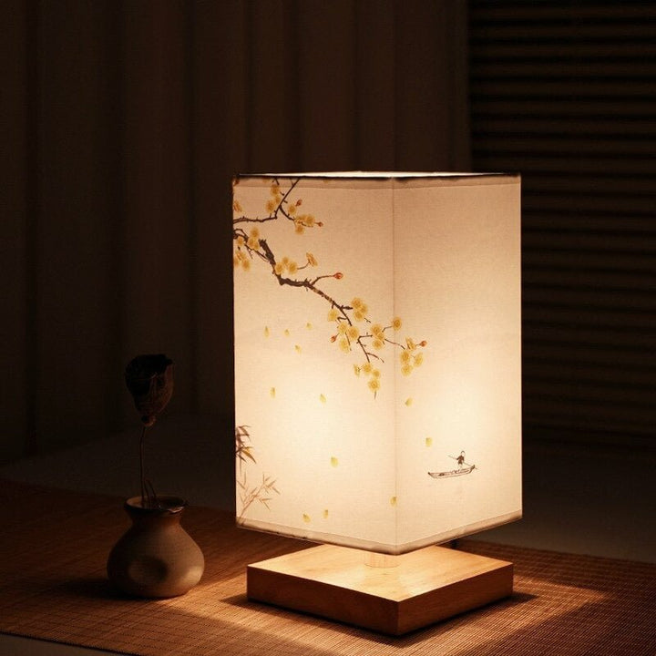 Paper Table Lamp | Japanese Scandinavian Design | Warm Light-Orizon Depot