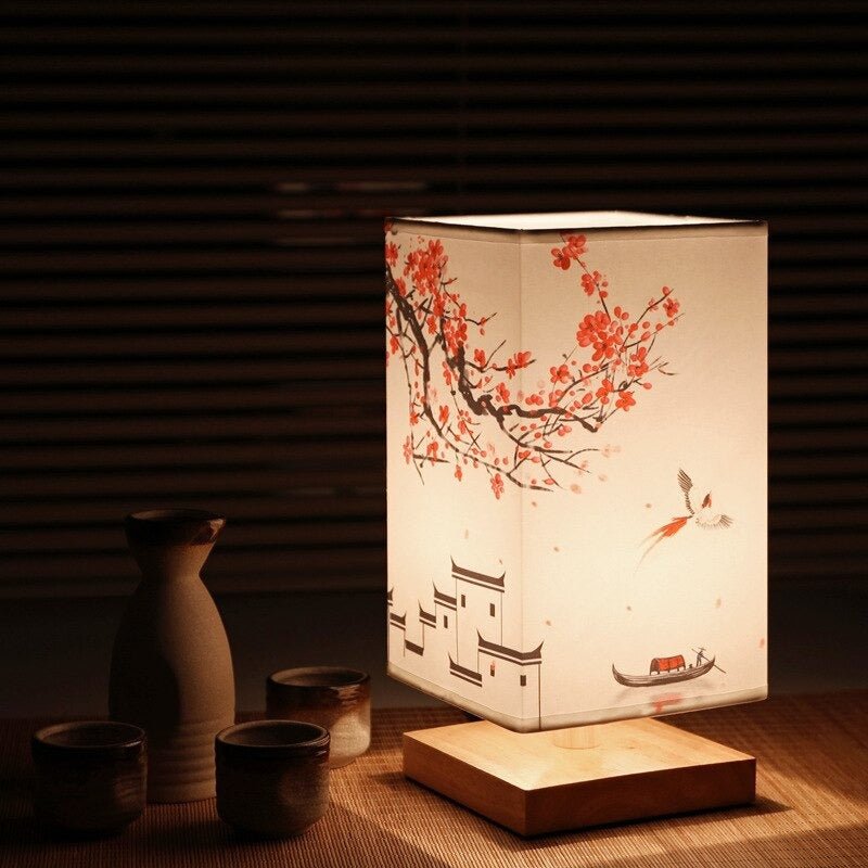 Paper Table Lamp | Japanese Scandinavian Design | Warm Light-Orizon Depot