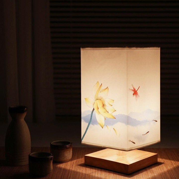 Paper Table Lamp | Japanese Scandinavian Design | Warm Light-Orizon Depot