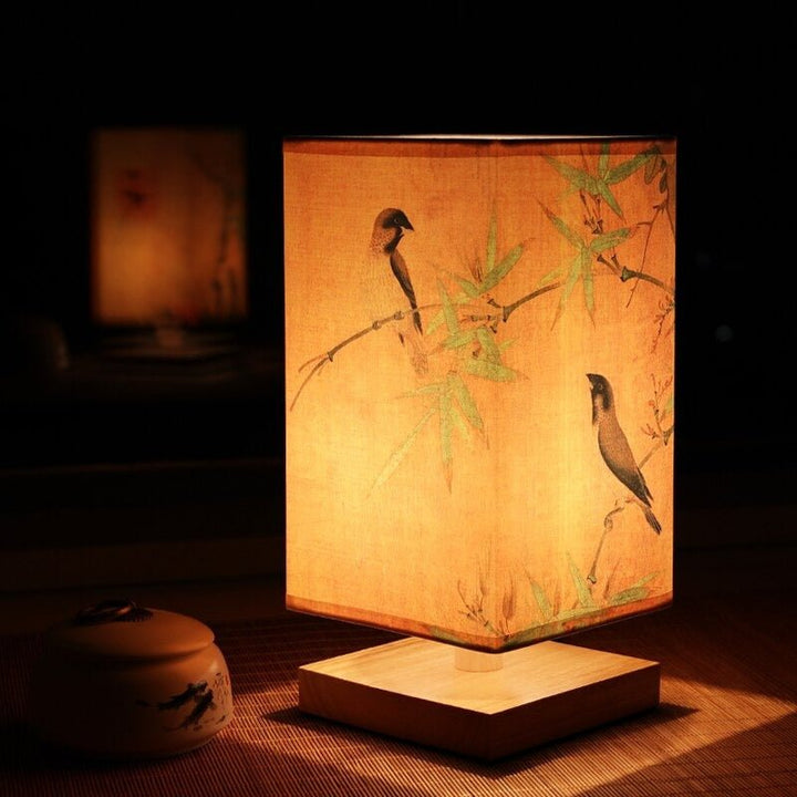 Paper Table Lamp | Japanese Scandinavian Design | Warm Light-Orizon Depot