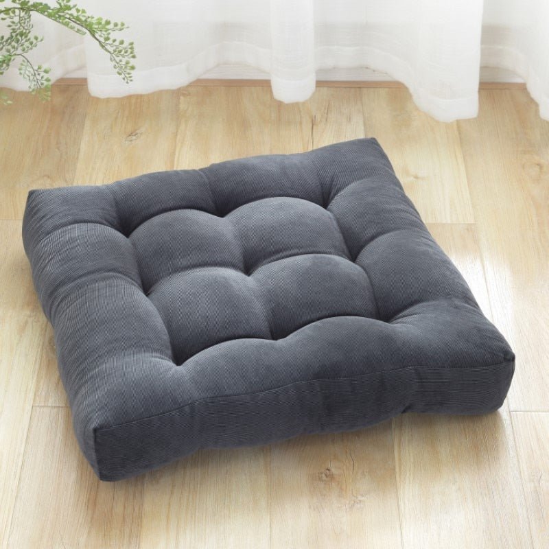 Large Thick Super Soft Corduroy Floor Cushion-Orizon Depot