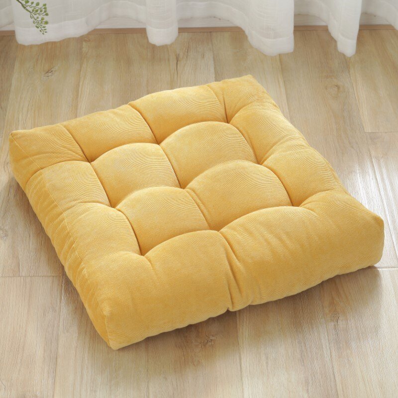 Large Thick Super Soft Corduroy Floor Cushion-Orizon Depot