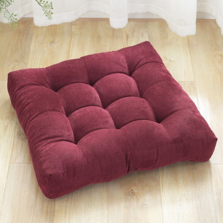 Large Thick Super Soft Corduroy Floor Cushion-Orizon Depot