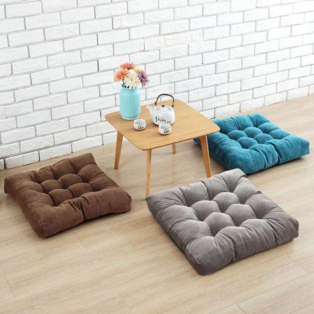 Large Thick Super Soft Corduroy Floor Cushion-Orizon Depot