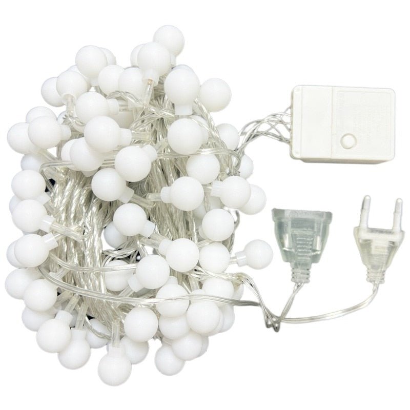LED Ball String Lights for Home Decor and Outdoor Ambiance-Orizon Depot