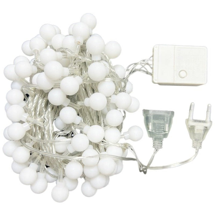 LED Ball String Lights for Home Decor and Outdoor Ambiance-Orizon Depot