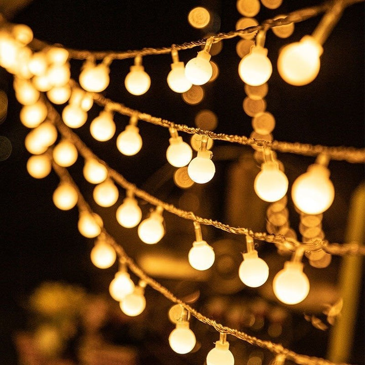 LED Ball String Lights for Home Decor and Outdoor Ambiance-Orizon Depot