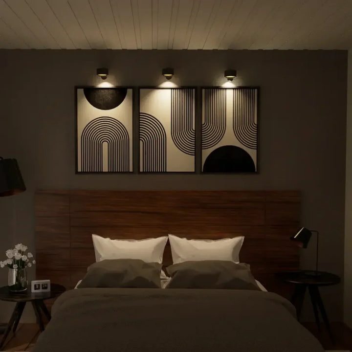 Wireless Wall Lamp - 360° Rotation, Dimmable, Rechargeable Light-Orizon Depot