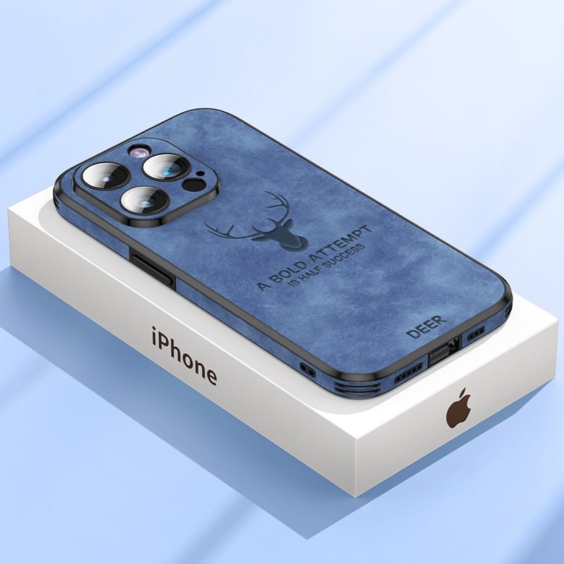 Luxury Leather iPhone Case with Shock Protection-Orizon Depot