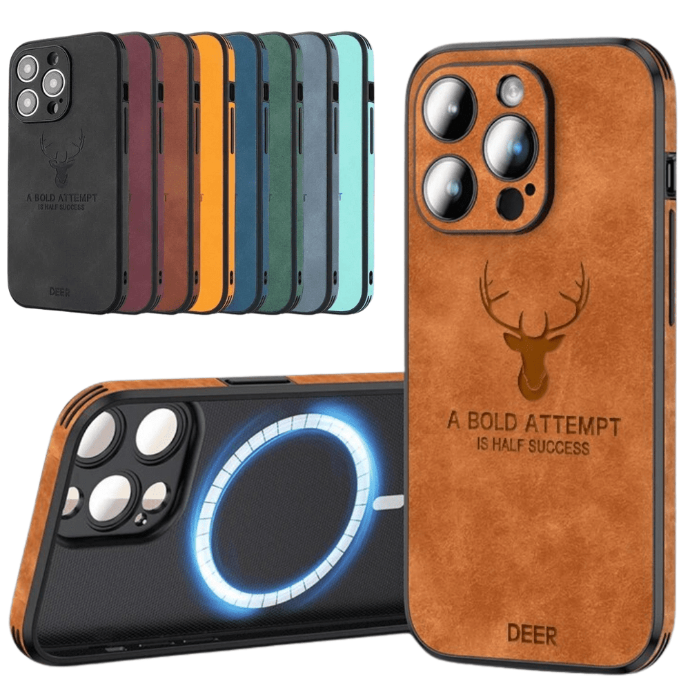 Luxury Leather iPhone Case with Shock Protection-Orizon Depot