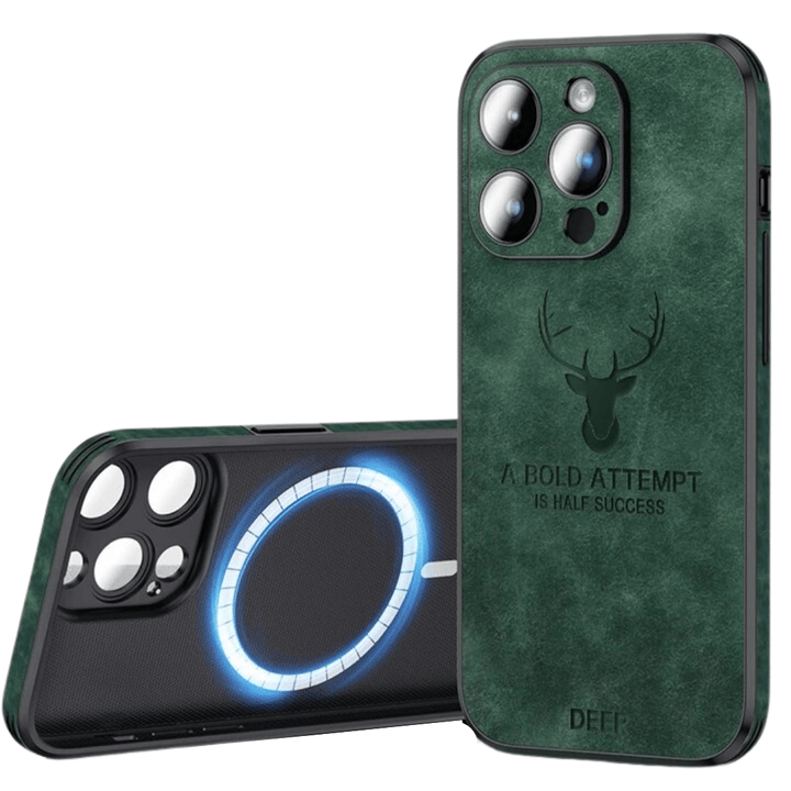 Luxury Leather iPhone Case with Shock Protection-Orizon Depot