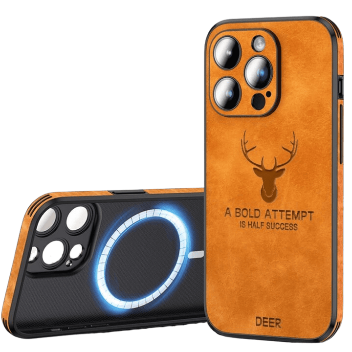 Luxury Leather iPhone Case with Shock Protection-Orizon Depot