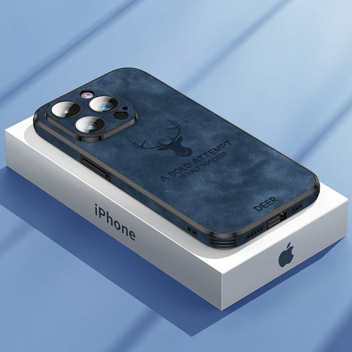 Luxury Leather iPhone Case with Shock Protection-Orizon Depot