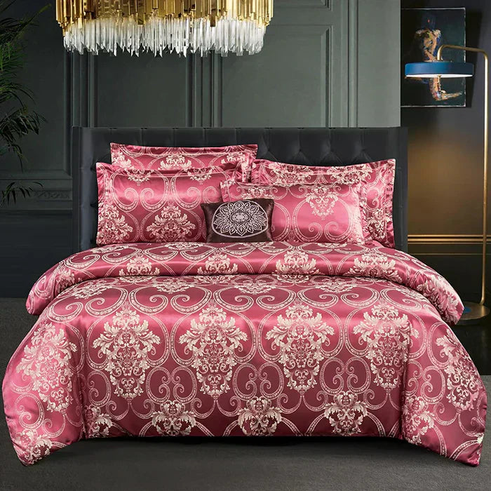 Luxury Satin Duvet Cover Set - Elegant Bedding for a Stylish Bedroom-Orizon Depot