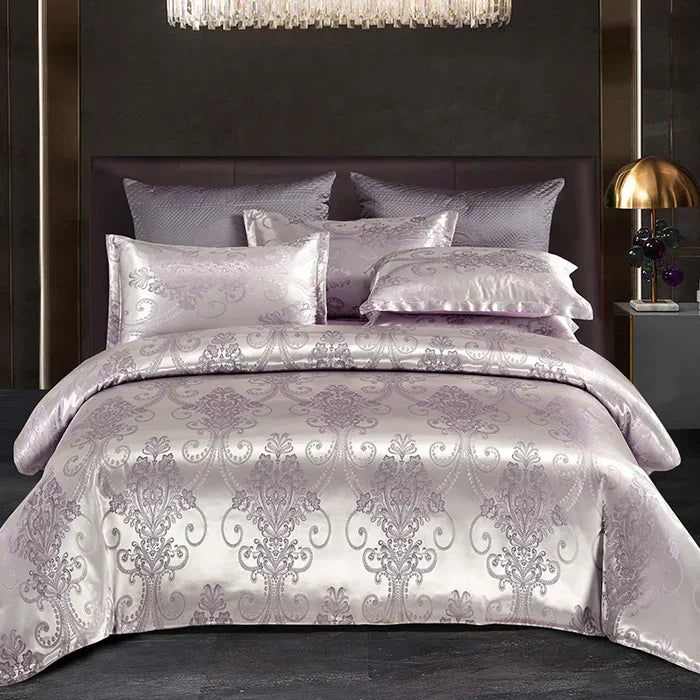 Luxury Satin Duvet Cover Set - Elegant Bedding for a Stylish Bedroom-Orizon Depot