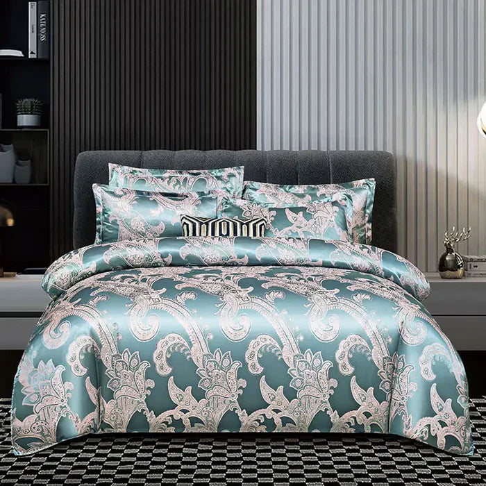 Luxury Satin Duvet Cover Set - Elegant Bedding for a Stylish Bedroom-Orizon Depot