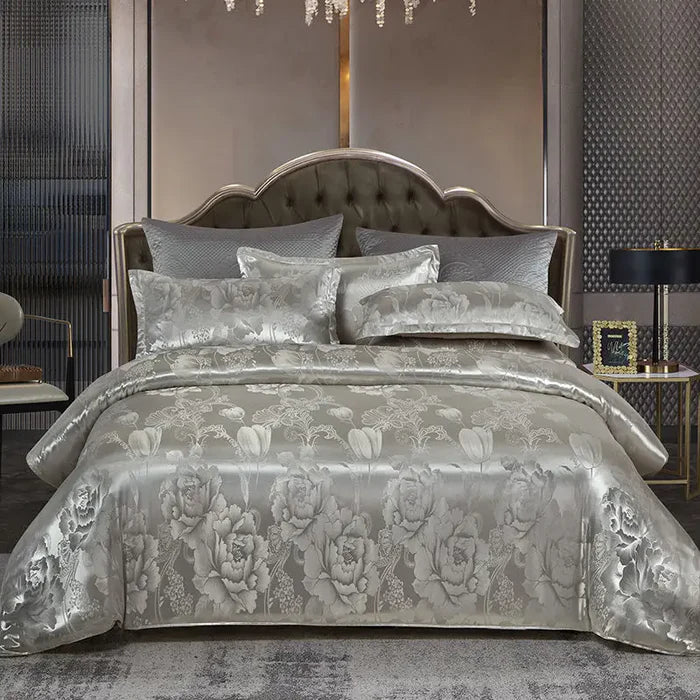 Luxury Satin Duvet Cover Set - Elegant Bedding for a Stylish Bedroom-Orizon Depot
