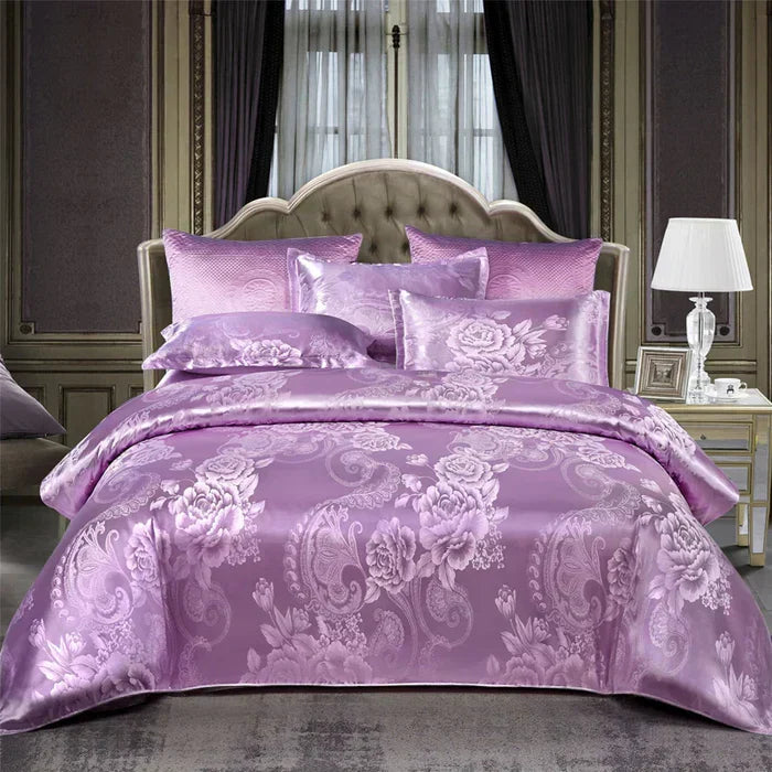 Luxury Satin Duvet Cover Set - Elegant Bedding for a Stylish Bedroom-Orizon Depot