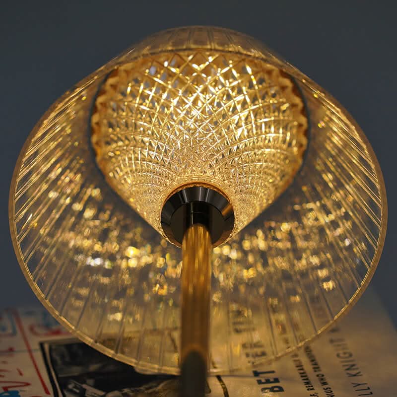 Rechargeable LED Cordless Crystal Table Lamp for Modern Decor-Orizon Depot