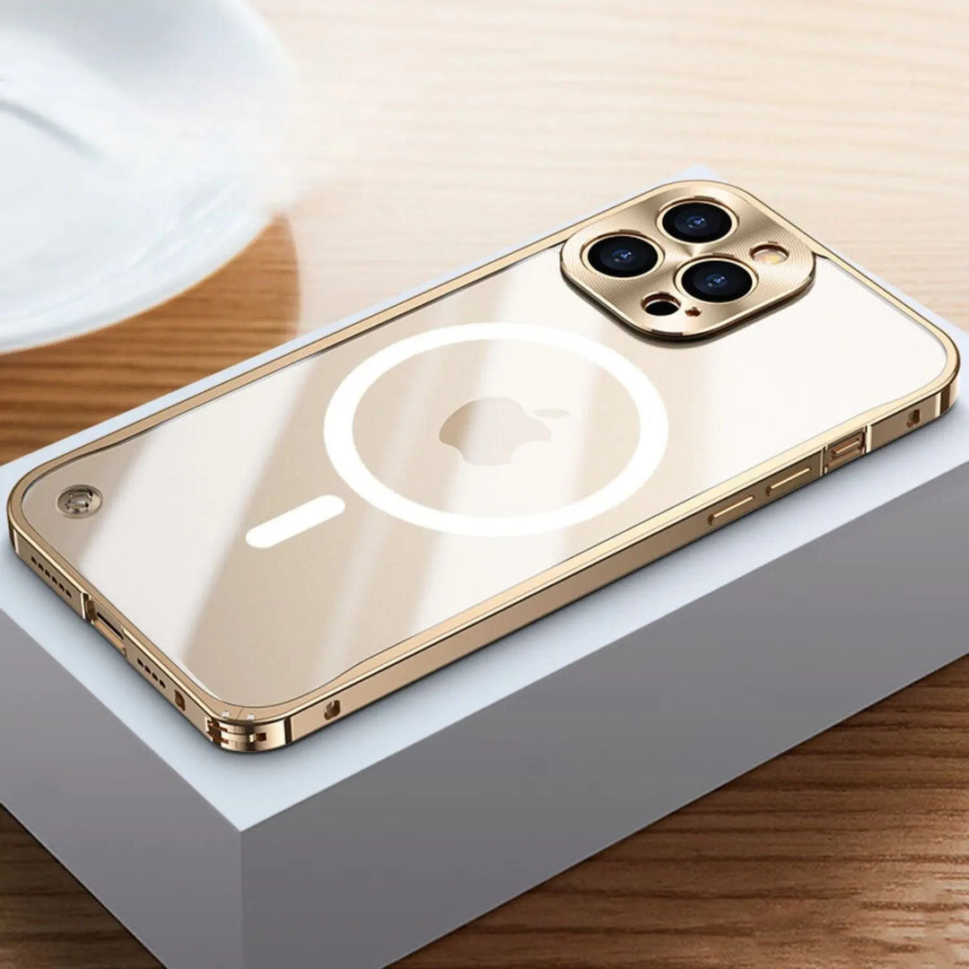 Metal Luxury MagSafe Case for iPhone Pro Max - Slim, Stylish, Durable-Orizon Depot
