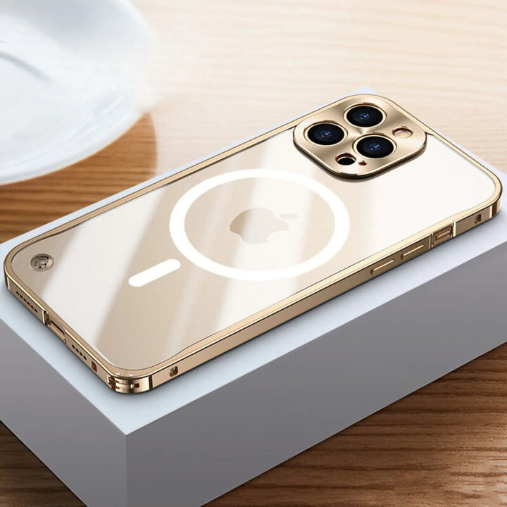 Metal Luxury MagSafe Case for iPhone Pro Max - Slim, Stylish, Durable-Orizon Depot