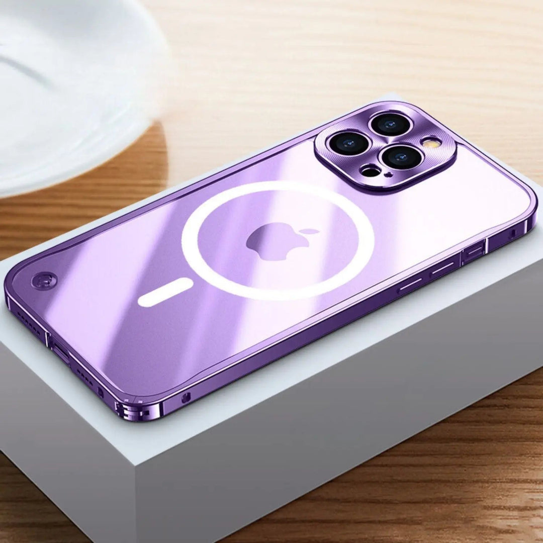 Metal Luxury MagSafe Case for iPhone Pro Max - Slim, Stylish, Durable-Orizon Depot
