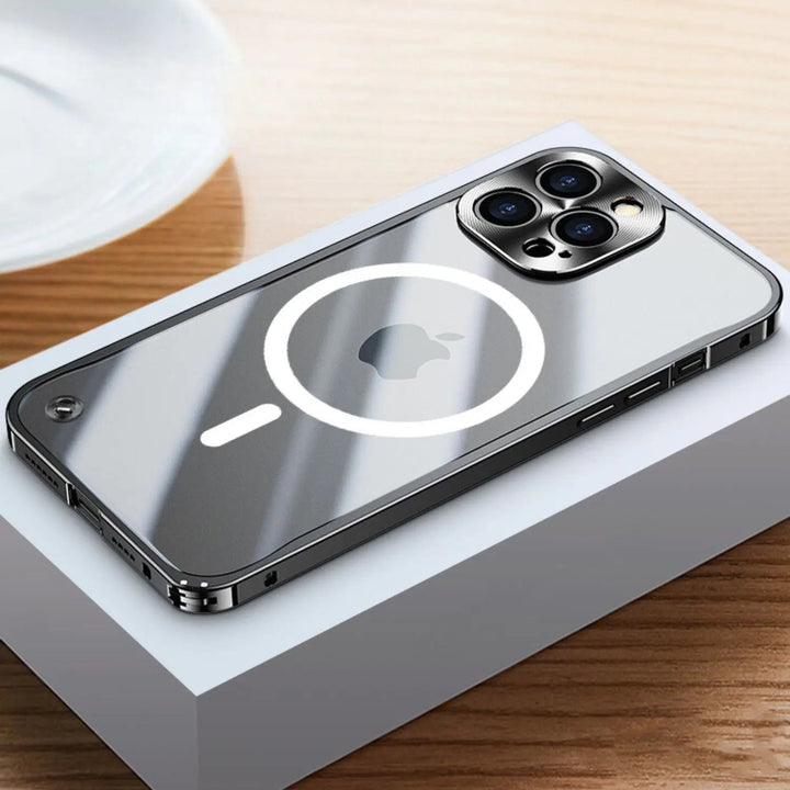 Metal Luxury MagSafe Case for iPhone Pro Max - Slim, Stylish, Durable-Orizon Depot