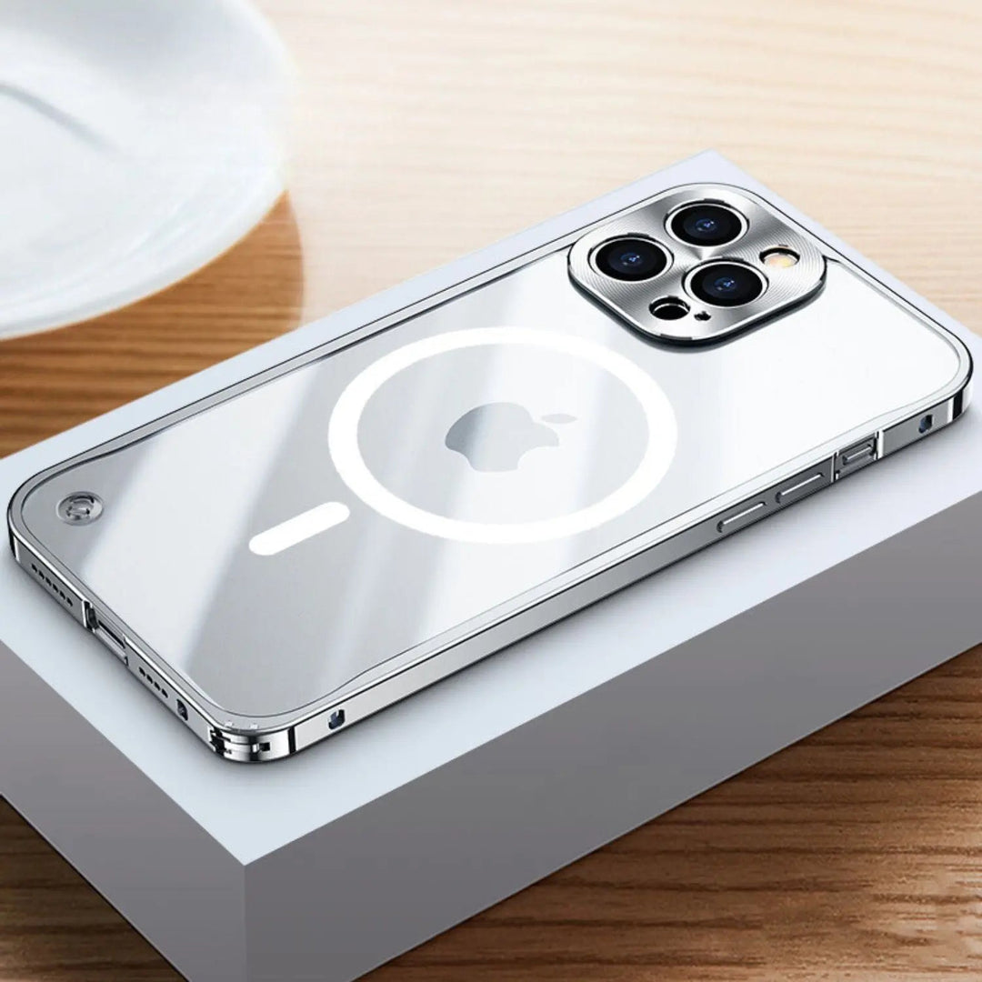 Metal Luxury MagSafe Case for iPhone Pro Max - Slim, Stylish, Durable-Orizon Depot