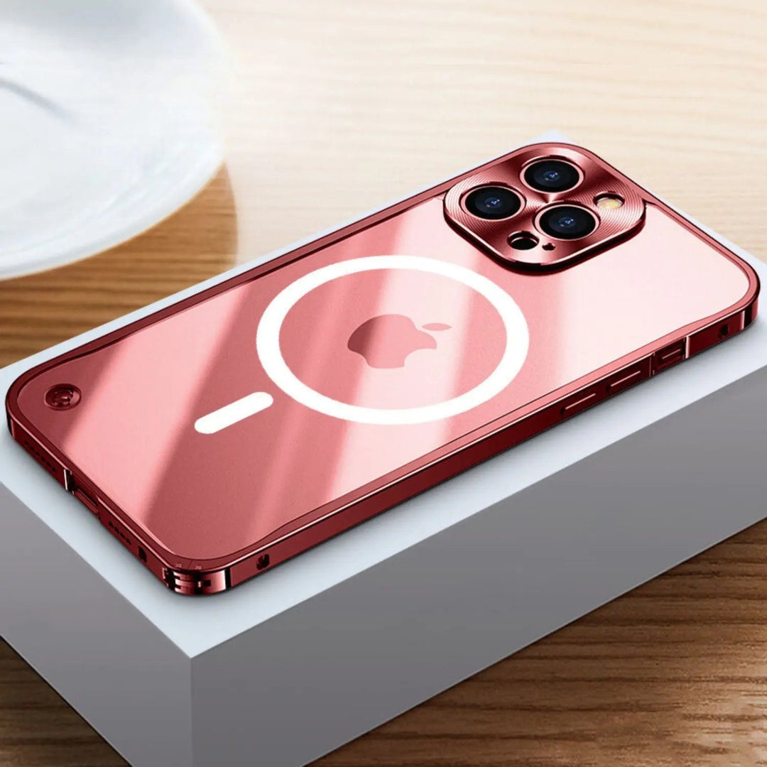 Metal Luxury MagSafe Case for iPhone Pro Max - Slim, Stylish, Durable-Orizon Depot