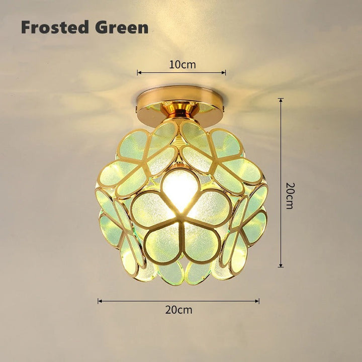 Elegant Petal Aisle Ceiling Lamp | Stylish Corridor & Bedroom Light
