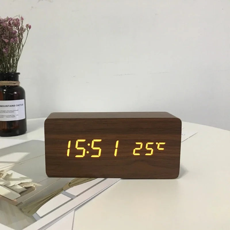 Minimalistic Wood LED Watch for Stylish Timekeeping-Orizon Depot