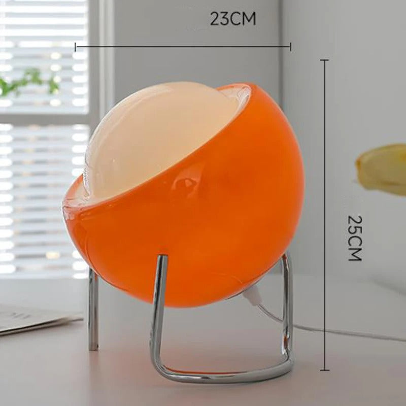 Retro Nordic Design Glass Table Lamp
