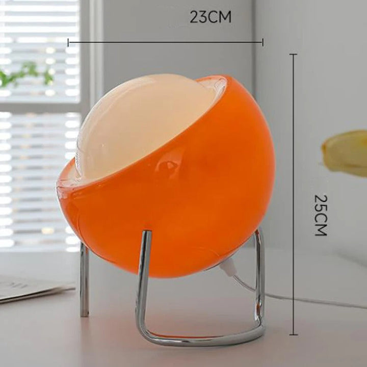 Retro Nordic Design Glass Table Lamp