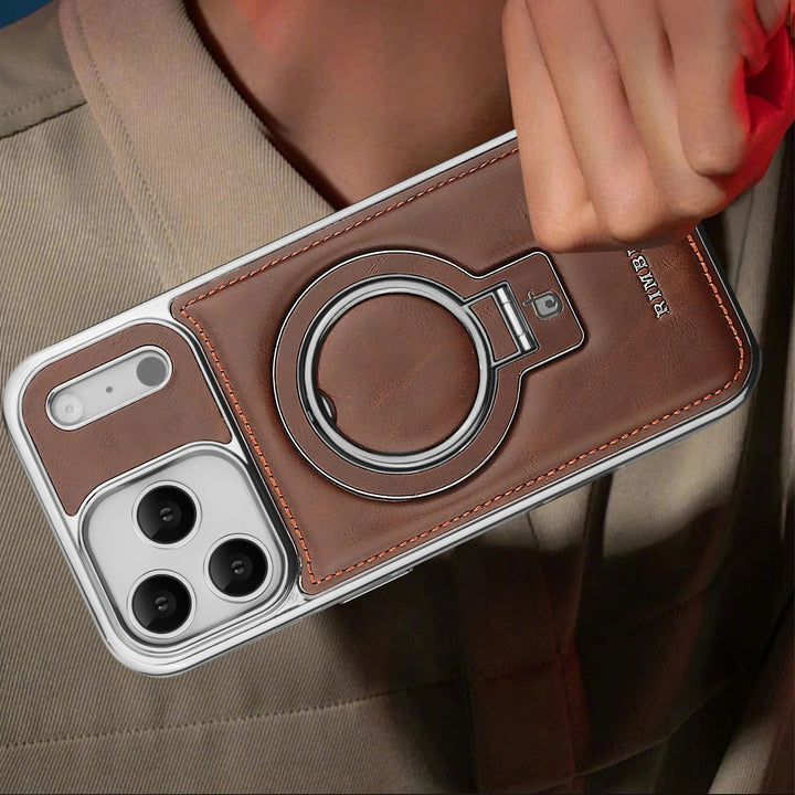 Premium Leather iPhone Case for Ultimate Protection and Style-Orizon Depot
