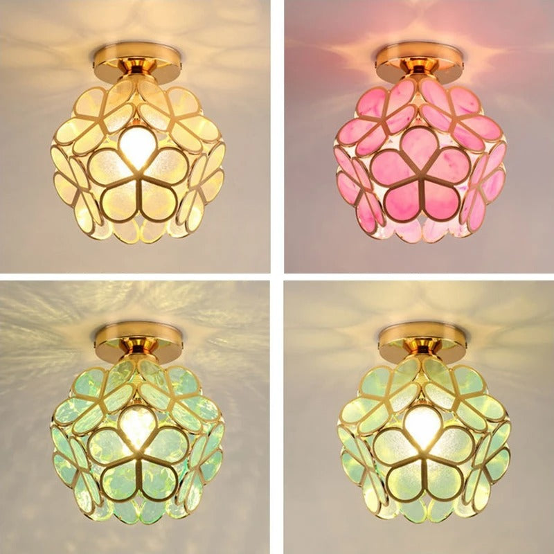 Elegant Petal Aisle Ceiling Lamp | Stylish Corridor & Bedroom Light
