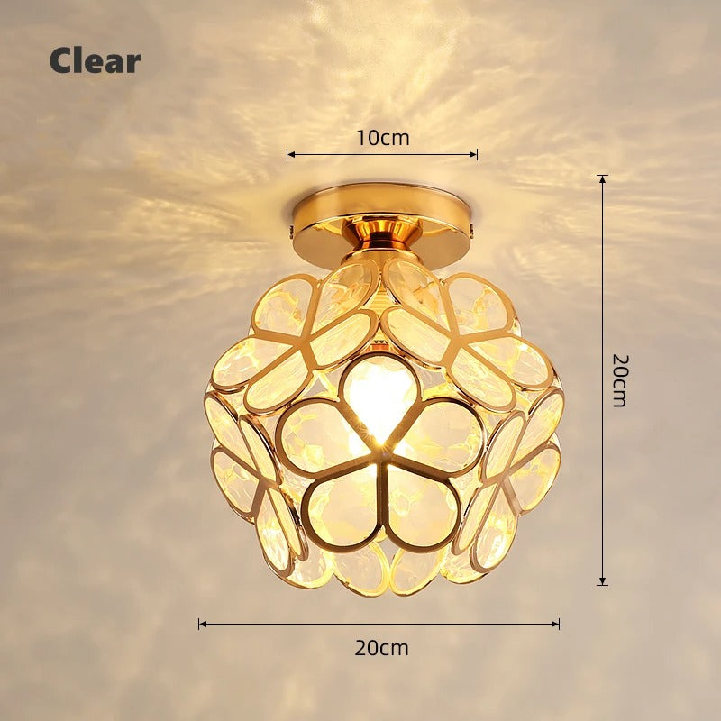 Elegant Petal Aisle Ceiling Lamp | Stylish Corridor & Bedroom Light